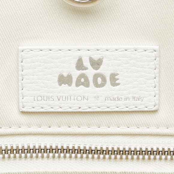 Louis Vuitton NIGO collaboration trolley tote bag shoulder M59366 white multi... - Picture 12 of 13